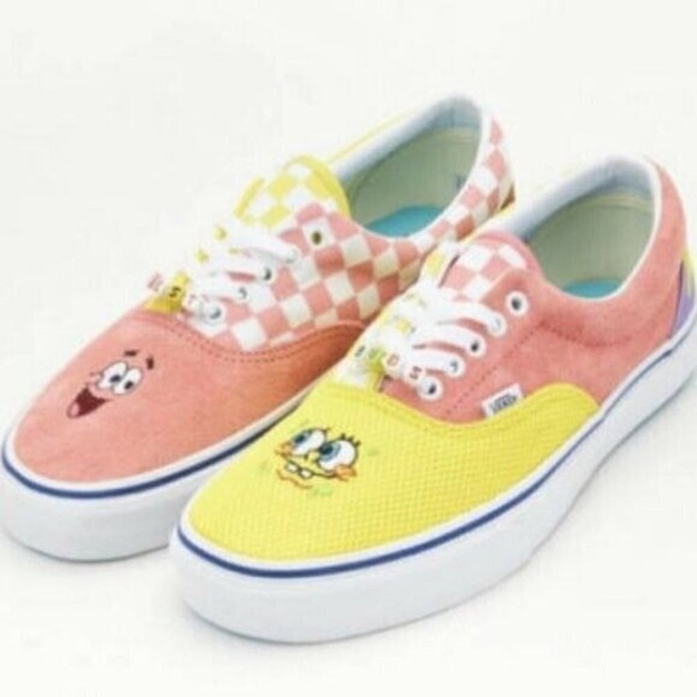 Vans X Spongebob Best Friends ERA Lace Up Shoes, Women's Size 8 / Men's 6.5